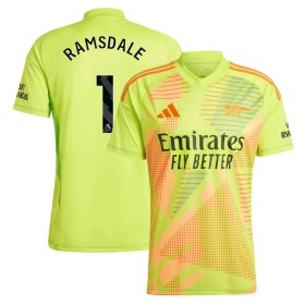 Virallinen pelipaita Arsenal Ramsdale 1 Maalivahti Koti 2024-25 Lyhythihainen - Miesten